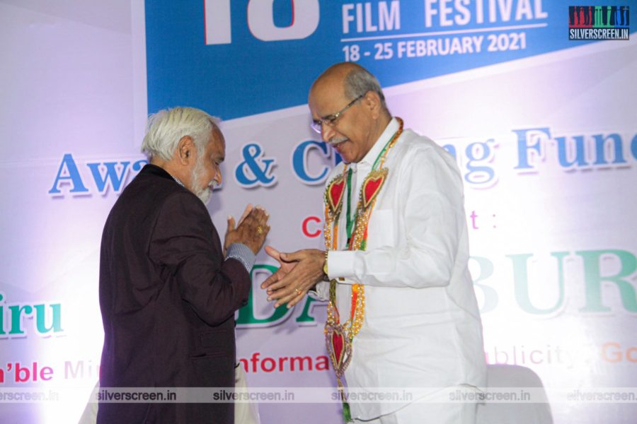 Celebrities At The 18th Chennai International Film Festival Awards & Closing function