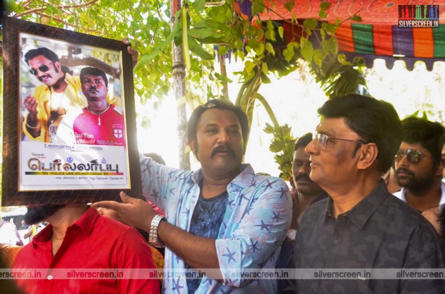 K Bhagyaraj At The 'Pollappu' Movie Launch