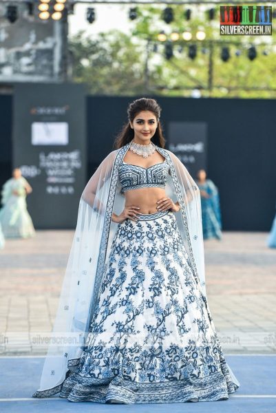 Pooja Hegde Walks The Ramp At The Lakme Fashion Week 2021