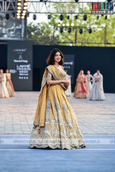 Divya Khosla Kumar Walks The Ramp At The Lakme Fashion Week 2021