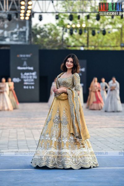 Divya Khosla Kumar Walks The Ramp At The Lakme Fashion Week 2021