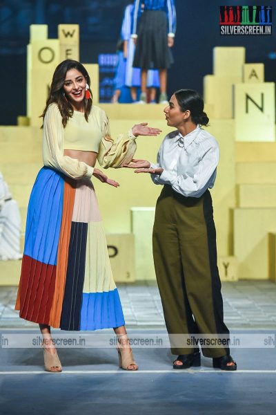 Ananya Panday Walks The Ramp At The Lakme Fashion Week 2021