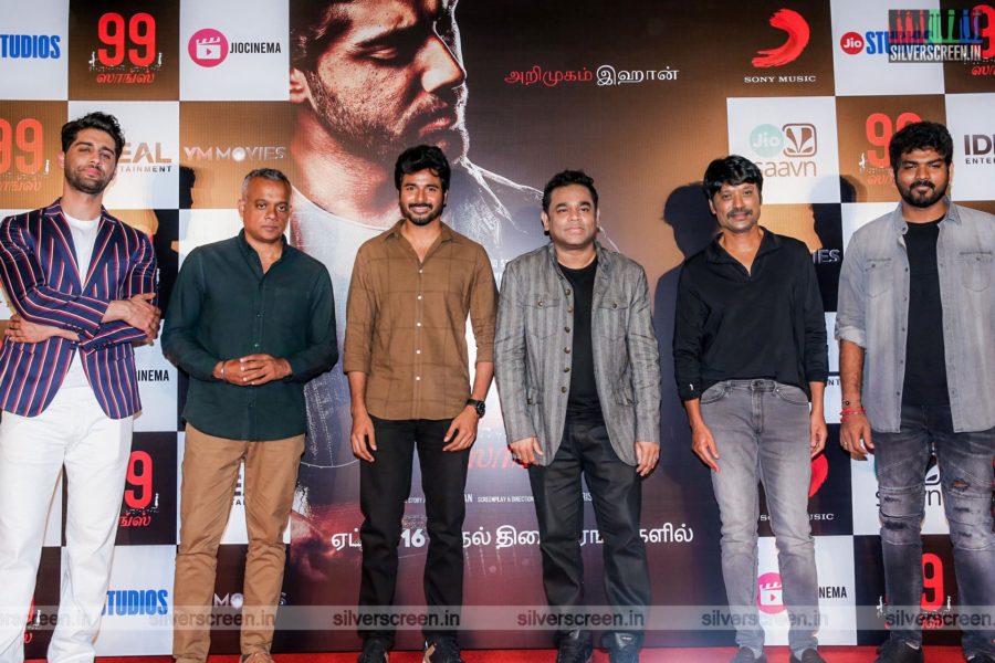 AR Rahman, Goutham Menon, Sivakarthikeyan, SJ Suryah At The 99 Songs Audio Launch