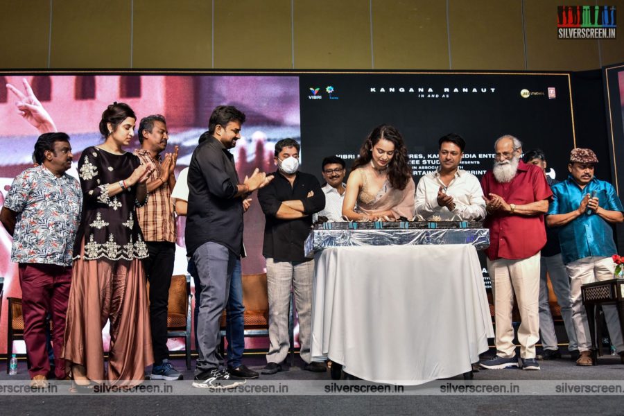 Kangana Ranaut, Arvind Swami At The Thalaivi Trailer Launch In Chennai