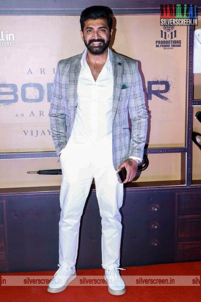 Arun Vijay At The Borrder First Look Launch