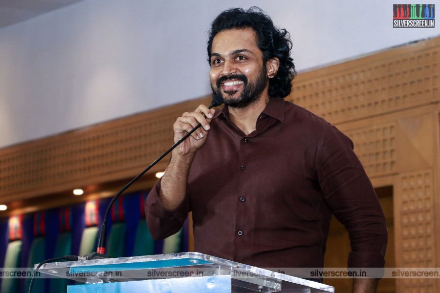 Karthi At The Sulthan Succes Meet