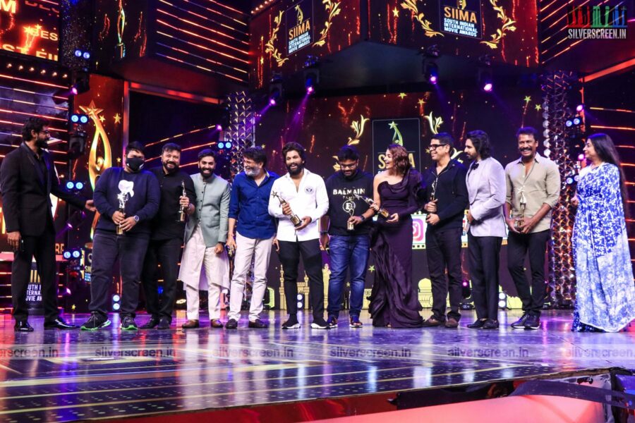 Allu Arjun, Pooja Hegde At The SIIMA Awards 2021