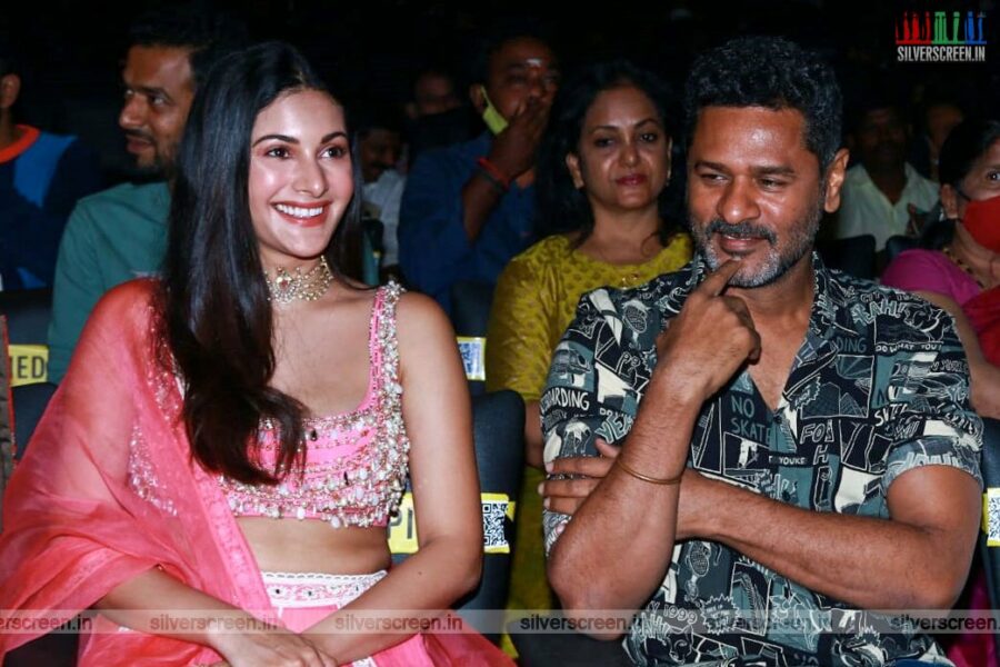 Amyra Dastur and Prabhu Deva At The Bagheera Press Meet