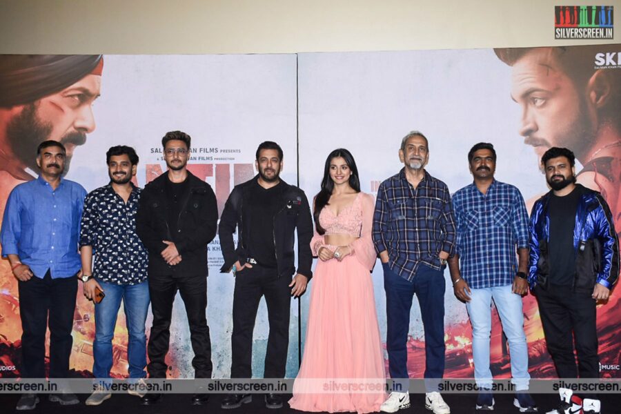 Salman Khan, Aayush Sharma, Mahima Makwana At The Antim: The Final Truth Trailer Launch