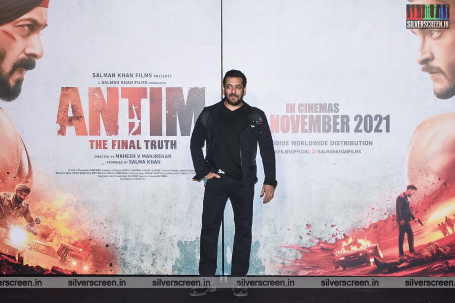 Slman Khan At The Antim: The Final Truth Trailer Launch