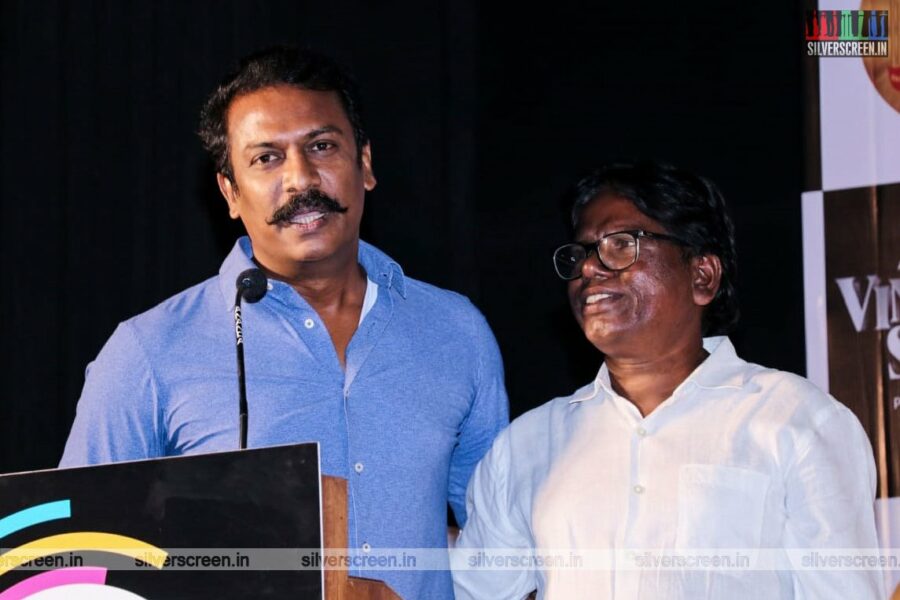 Samuthirakani At The Vinodhaya Sitham Press Meet