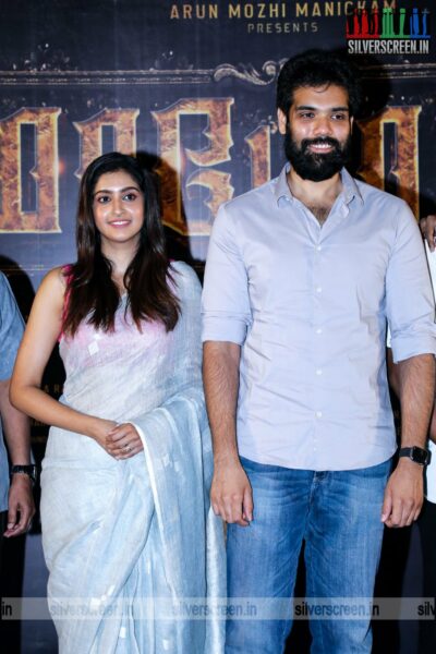 Sibiraj, Tanya Ravichandran At The Maayon Press Meet