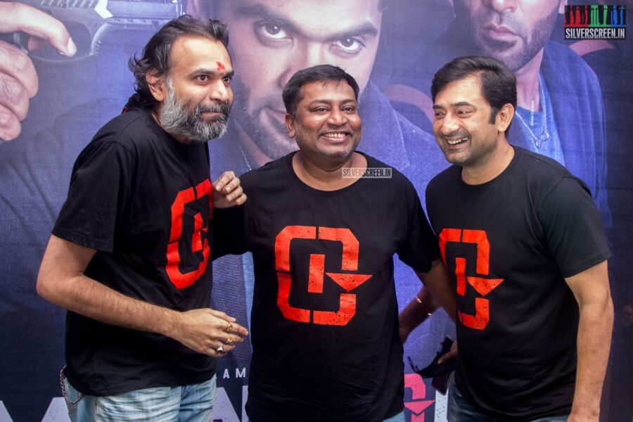 Premgi Amaren, KL Praveen and Aravind Akash At The Maanaadu Pre Release Event In Chennai