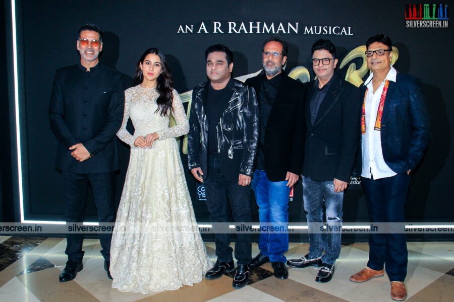 Akshay Kumar, AR Rahman, Sara Ali Khan At The Atrange Re Song Launch