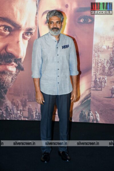 SS Rajamouli At The RRR Trailer Launch In Mumbai