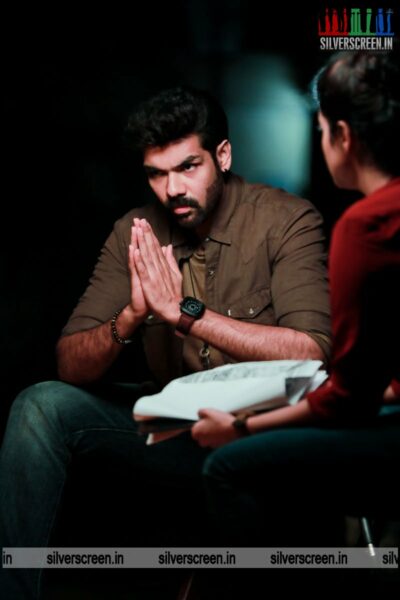 Stills of Actor Sibiraj from the movie Maayon