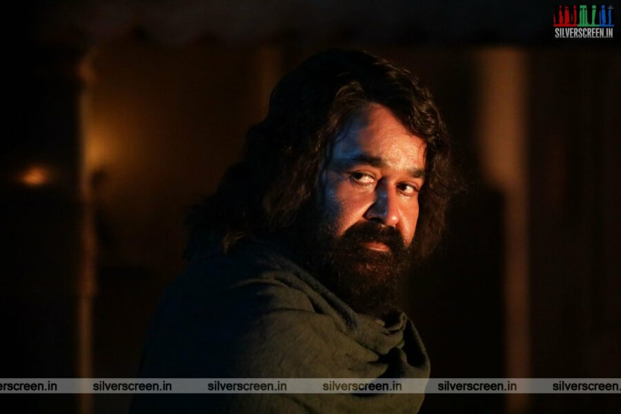 Stills of Actor Mohanlal from the move Marakkar: Arabikadalinte Simham