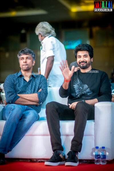 Madhan Karky, Sivakarthikeyan At The RRR Pre-Release Event In Chennai