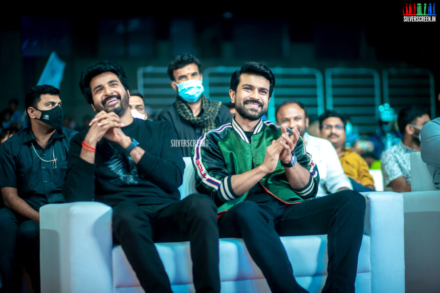 Ram Charan, Sivakarthikeyan At The RRR Pre-Release Event In Chennai