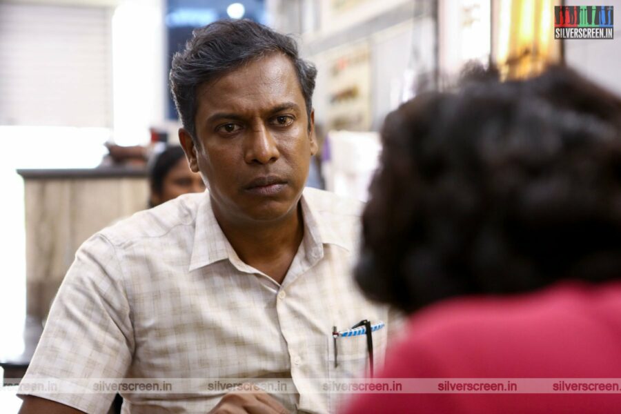 Stills of Actor Samuthirakani from the movie Writer