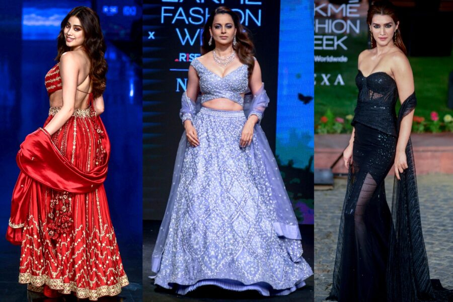 Celebrities At The Lakme Fashion Week In New Delhi