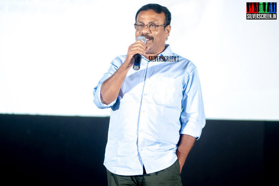 Ilavarasu At The Etharkkum Thunindhavan Trailer Launch