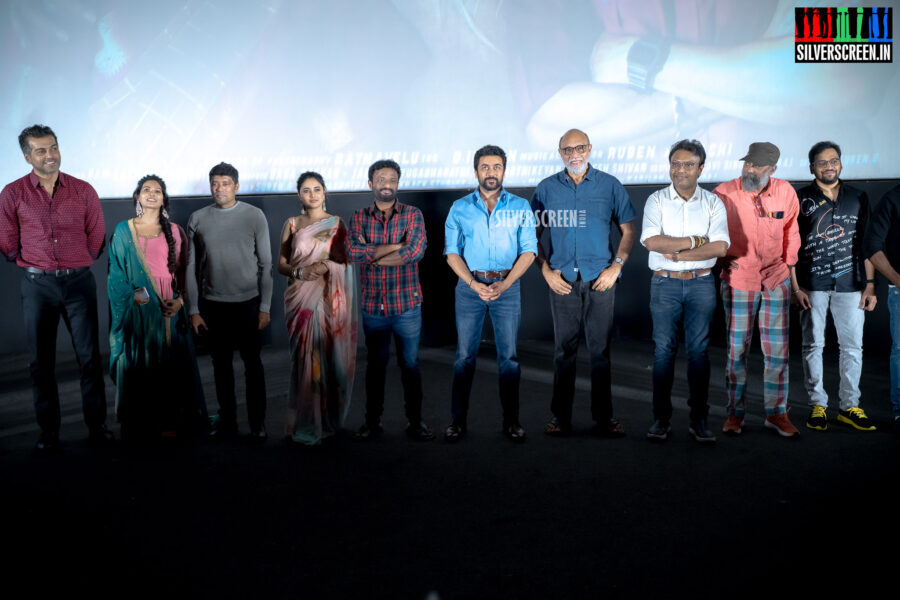 Celebrities At The Etharkkum Thunindhavan Trailer Launch