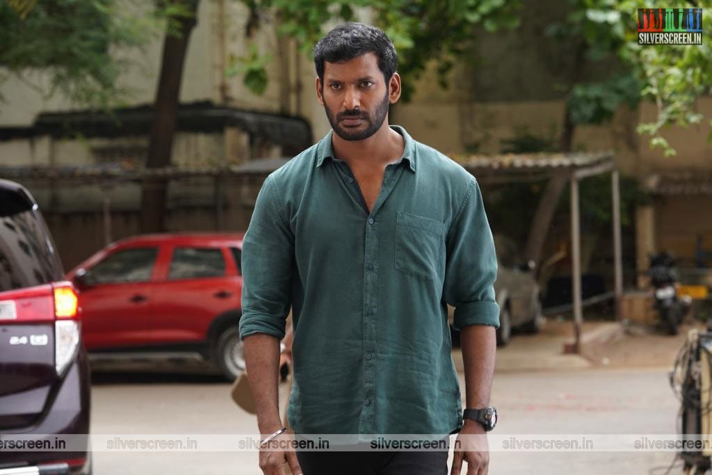 Stills of Actor Vishal from the movie Veeram Vaagai Soodum