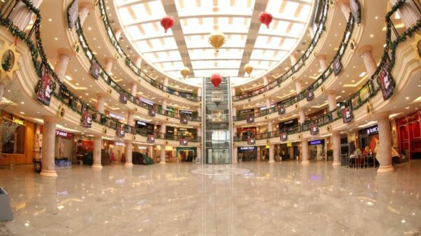 Interiors of shopping mall set for Beast
