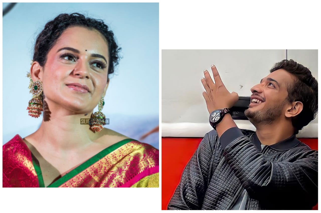 (left) Kangana Ranaut (Right) Munawar Faruqui