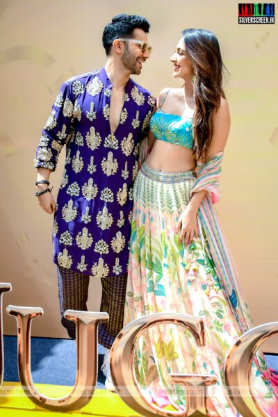 Varun Dhawan, Kiara Advani At The Jugjugg Jeeyo Trailer Launch